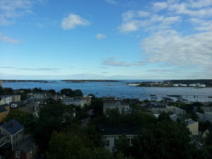 Looking East over Casco Bay.